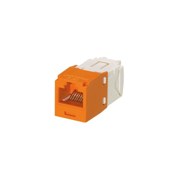 Panduit 1-PORT MOD JACK IDC 8W8P UTP, T568A/B CAT6 IP5 MINI-COM CJ688TGOR